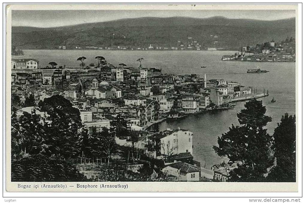 CARTOLINA - TURCHIA - BOGAZ ICI - BOSPHORE - BOSFORO