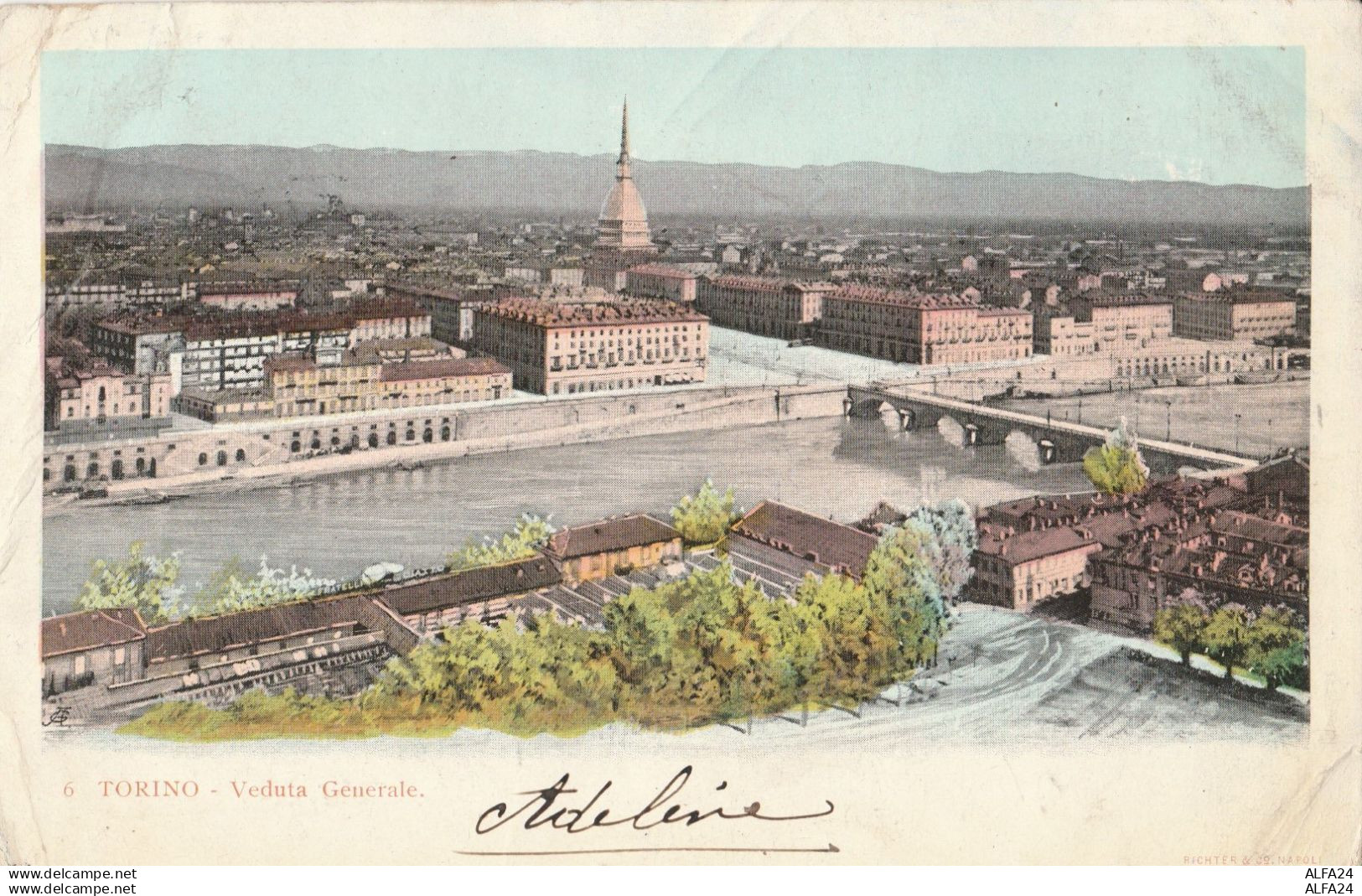 CARTOLINA VIAGGIATA TORINO (ZK206