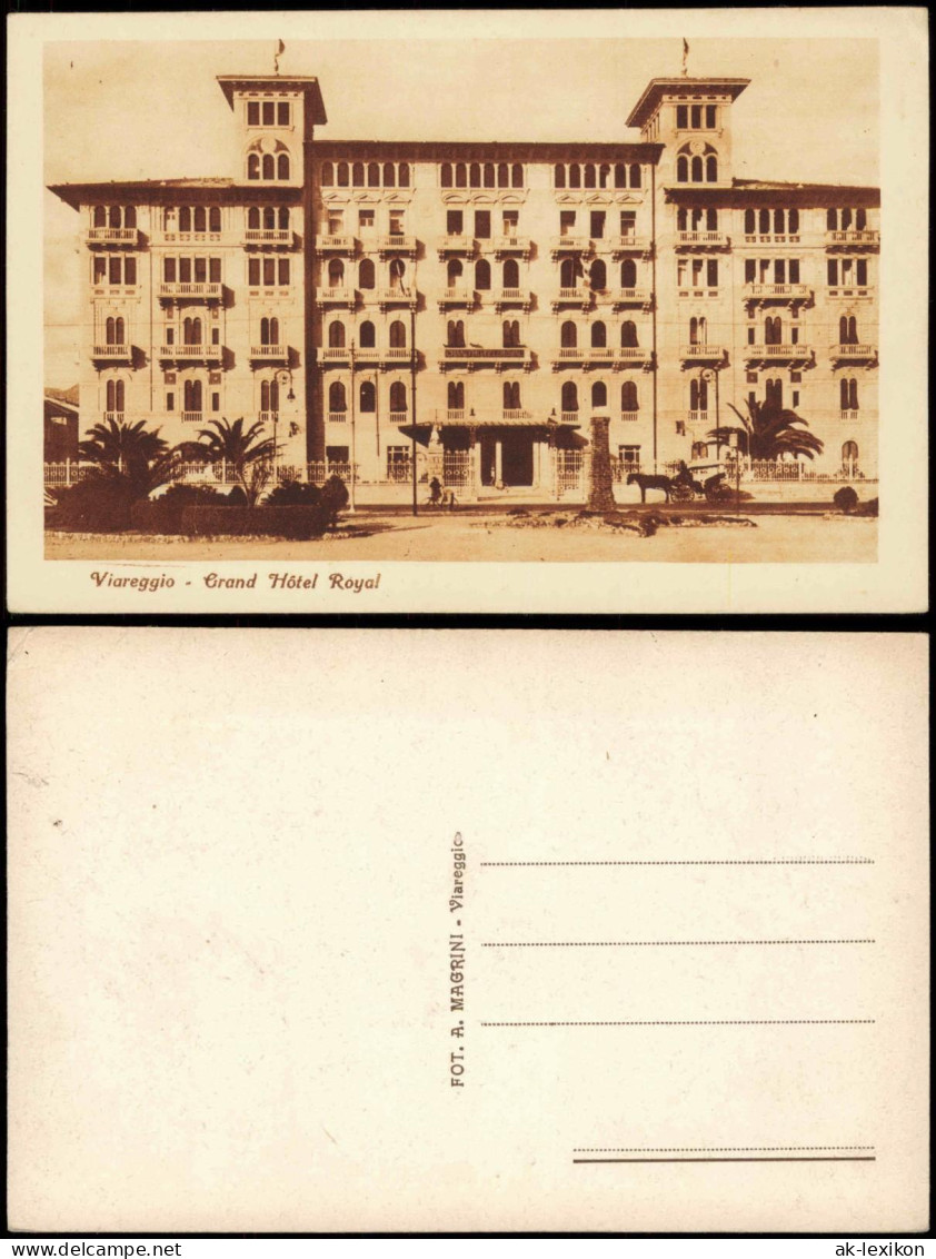 Cartolina Viareggio Viareggio Grand Hôtel Royal 1920
