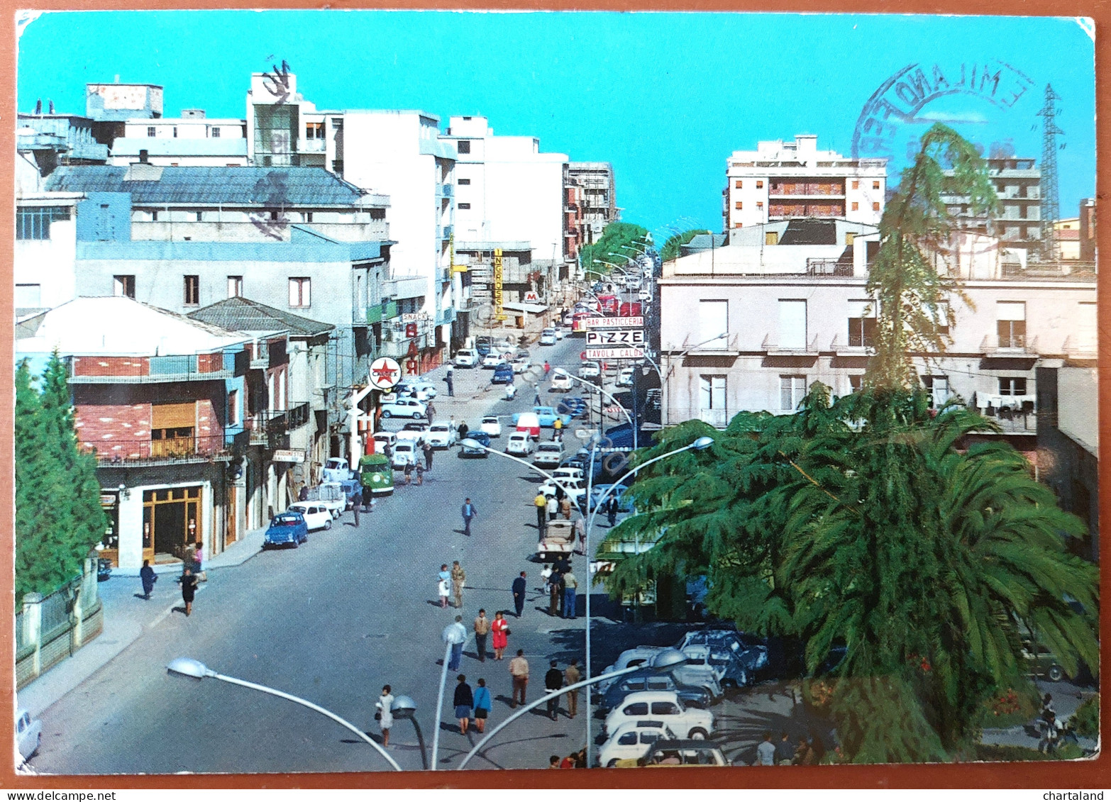 Cartolina Vibo Valentia - Via Affaccio - 1974