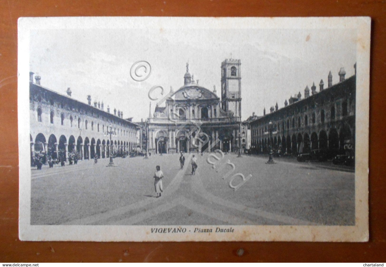 Cartolina Vigevano - Piazza Ducale - 1936