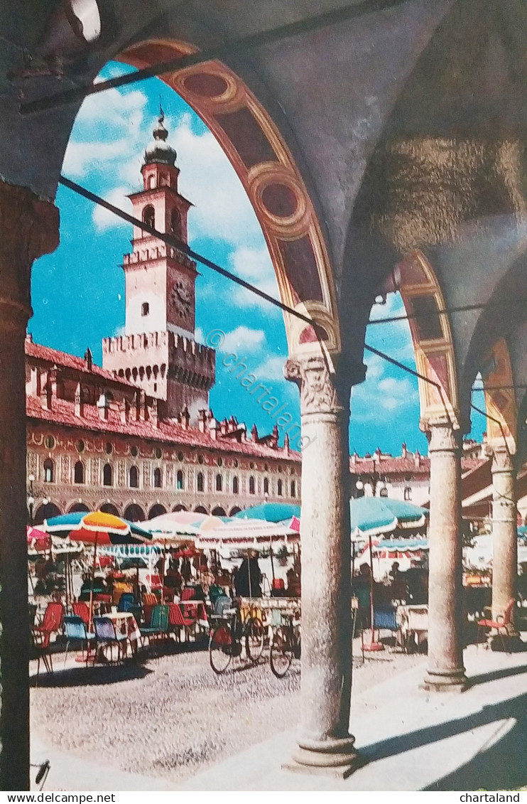 Cartolina - Vigevano - Piazza Ducale - 1965