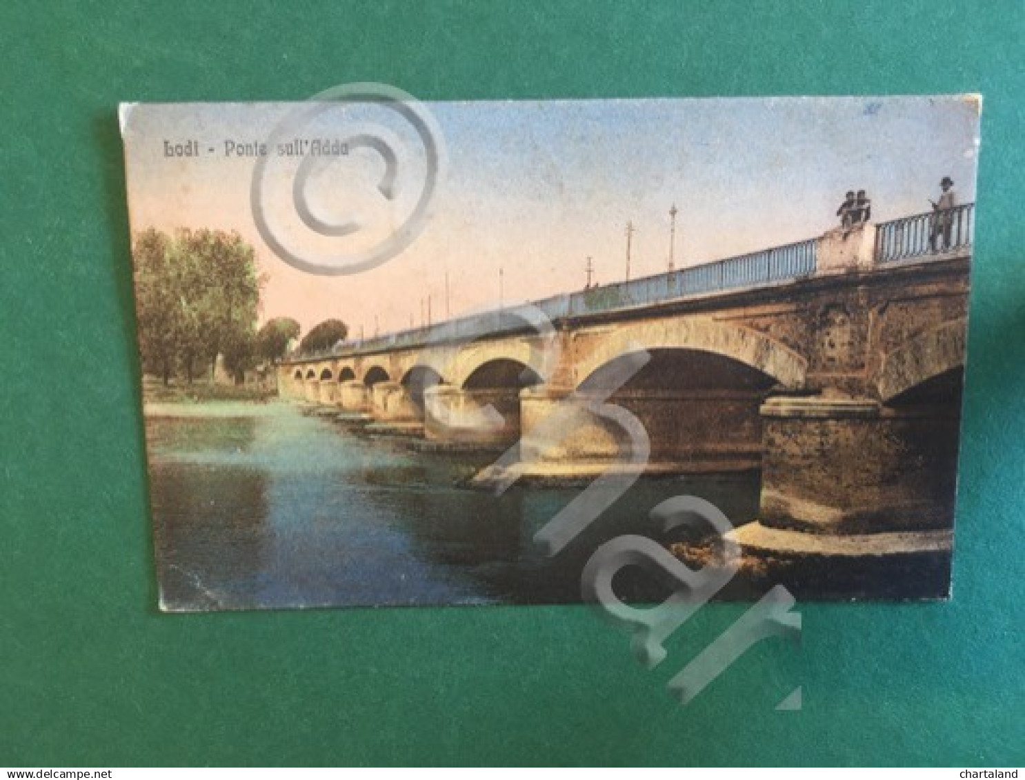 Cartoline Lodi - Ponte Sull'Adda - 1922