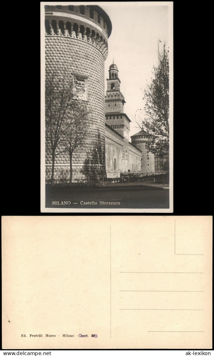 Cartoline Mailand Milano Castello Sforzesco 1940