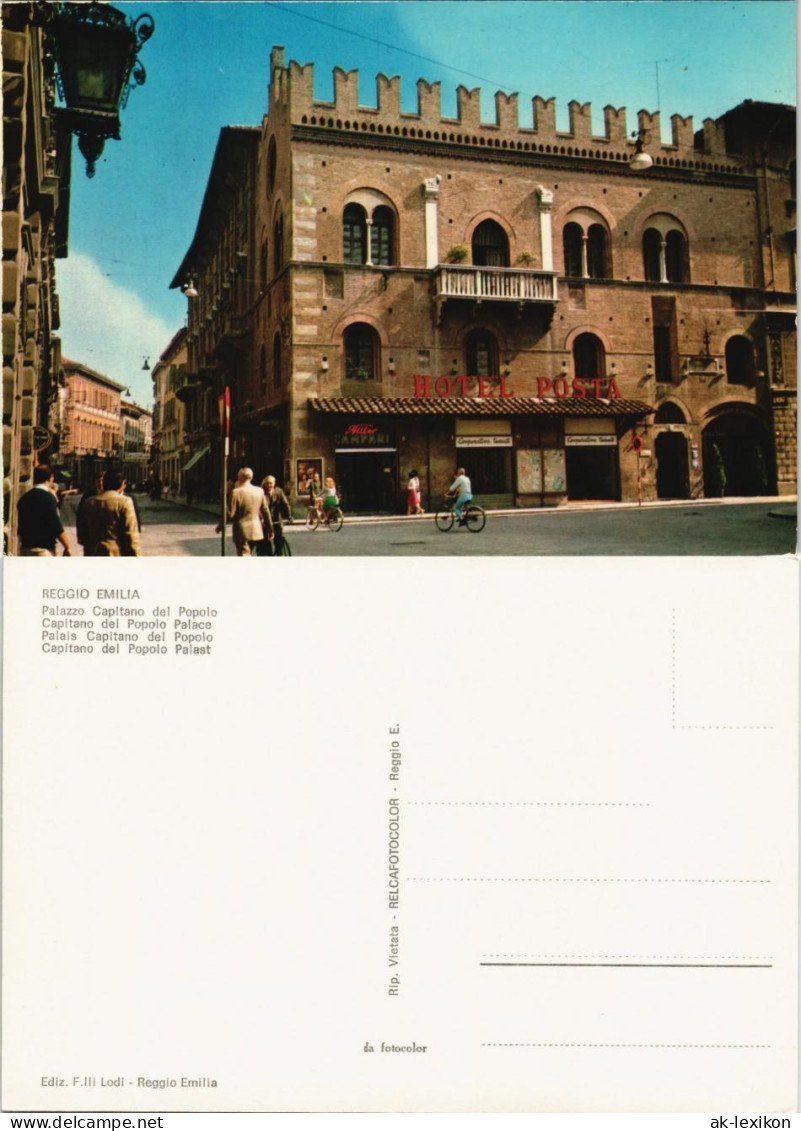 Cartoline Reggio nell’ Emilia Palazzo Capitano del Popolo 1970