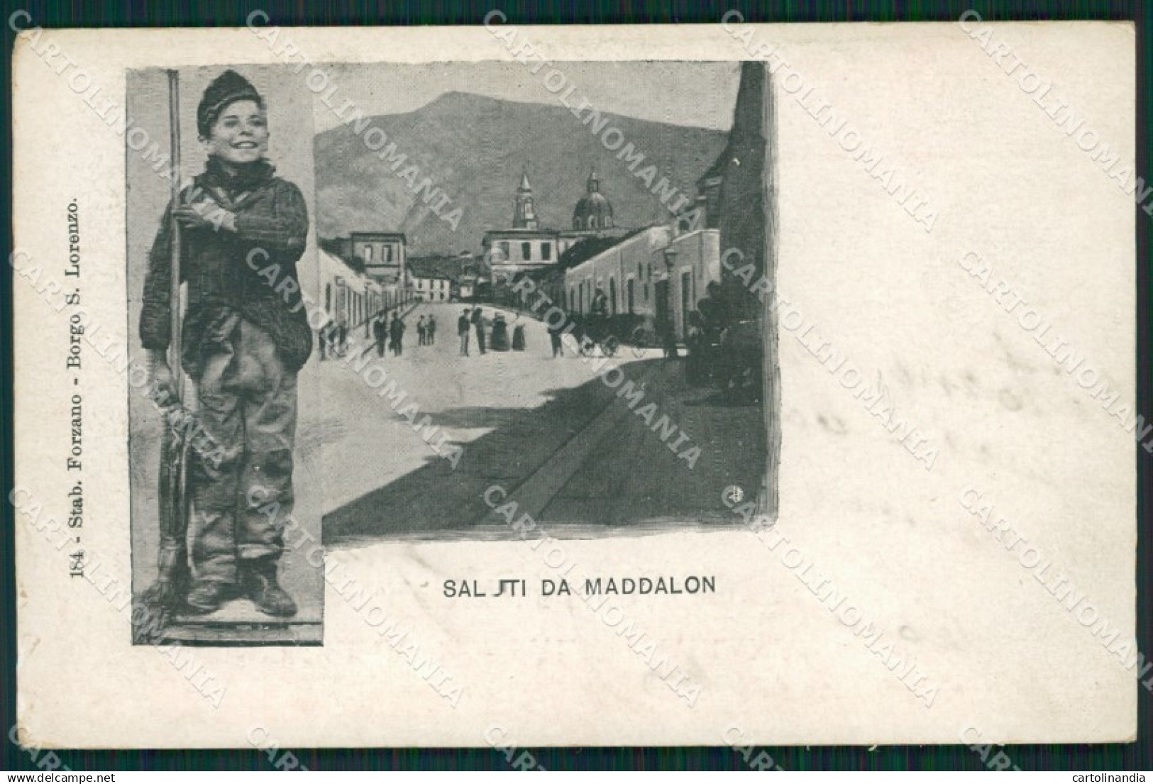 Caserta Maddaloni cartolina QZ3410