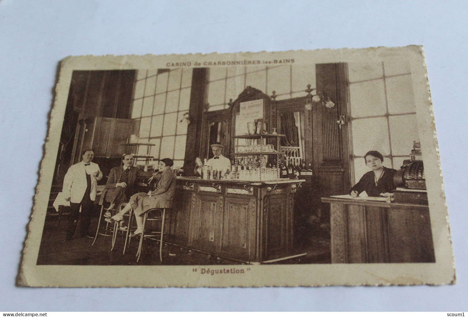 casino de charbonniere les bains " degustation " 1928