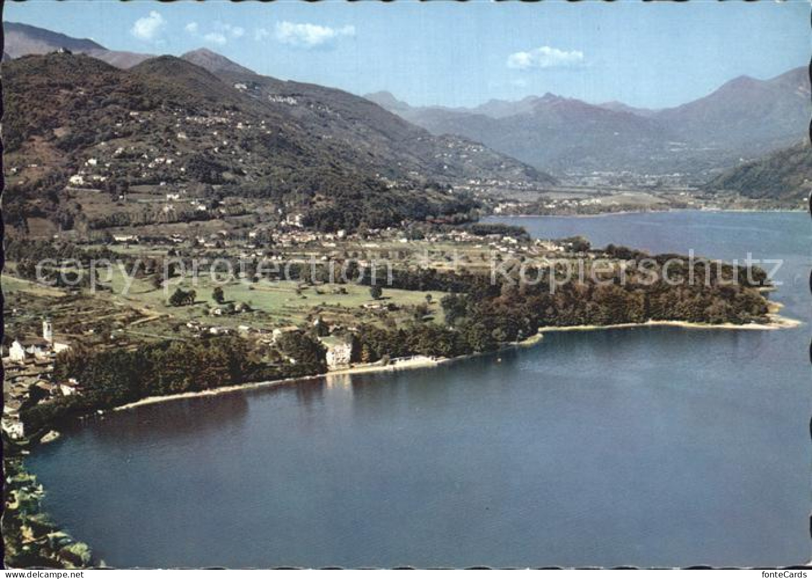 Caslano Fliegeraufnahme