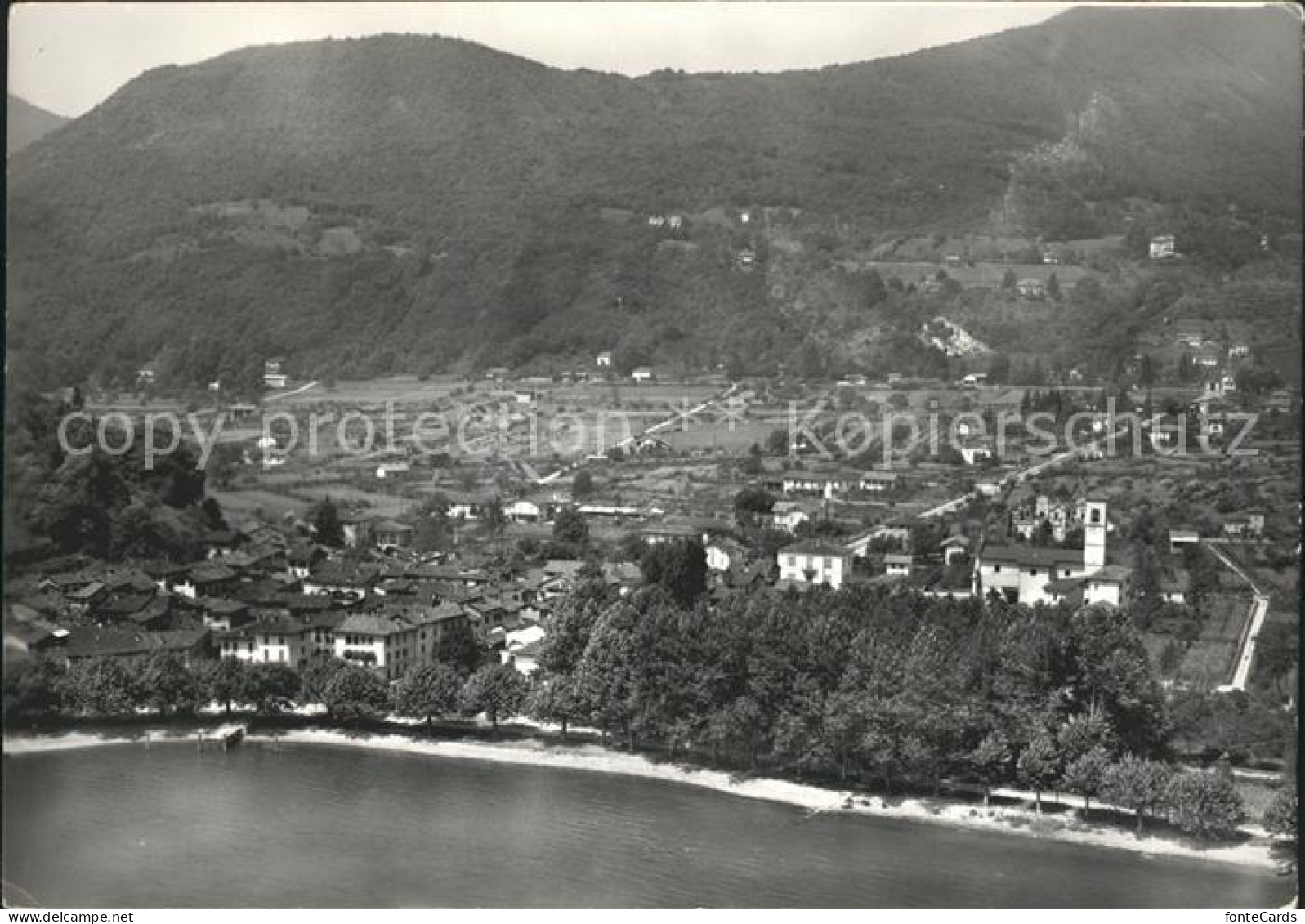 Caslano Fliegeraufnahme