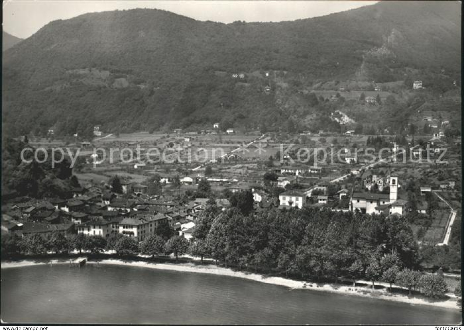 Caslano Fliegeraufnahme