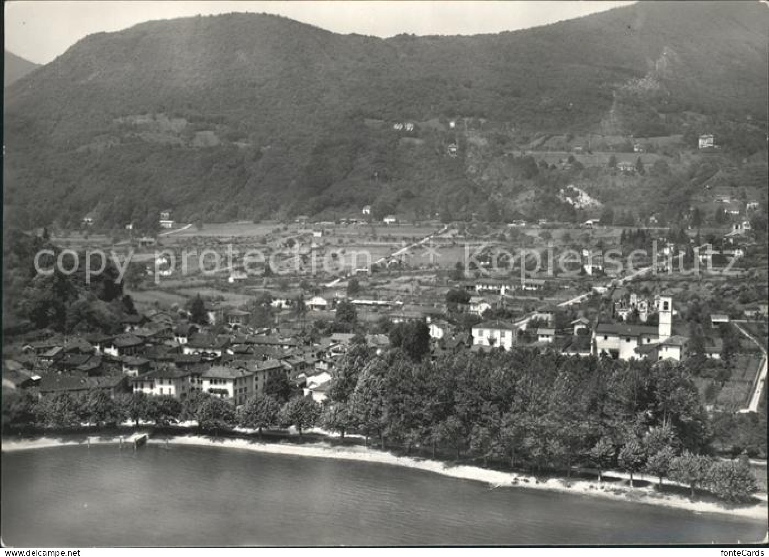 Caslano Fliegeraufnahme