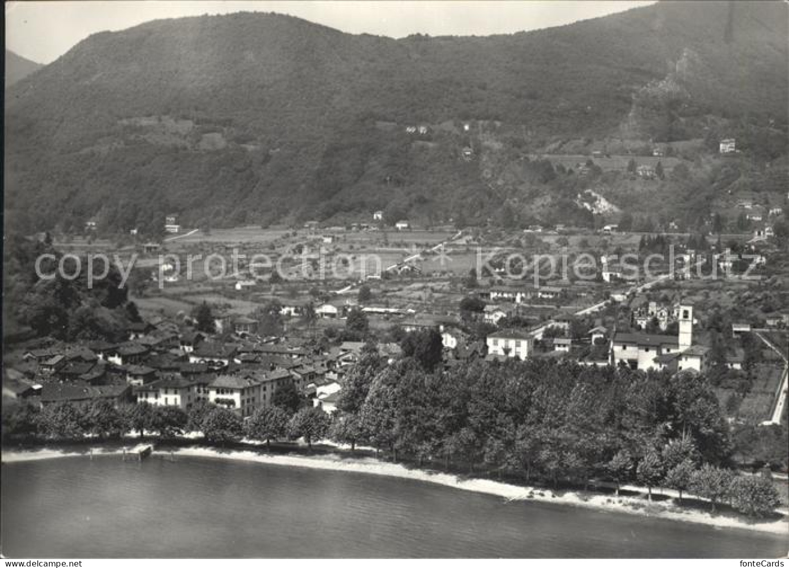 Caslano Fliegeraufnahme