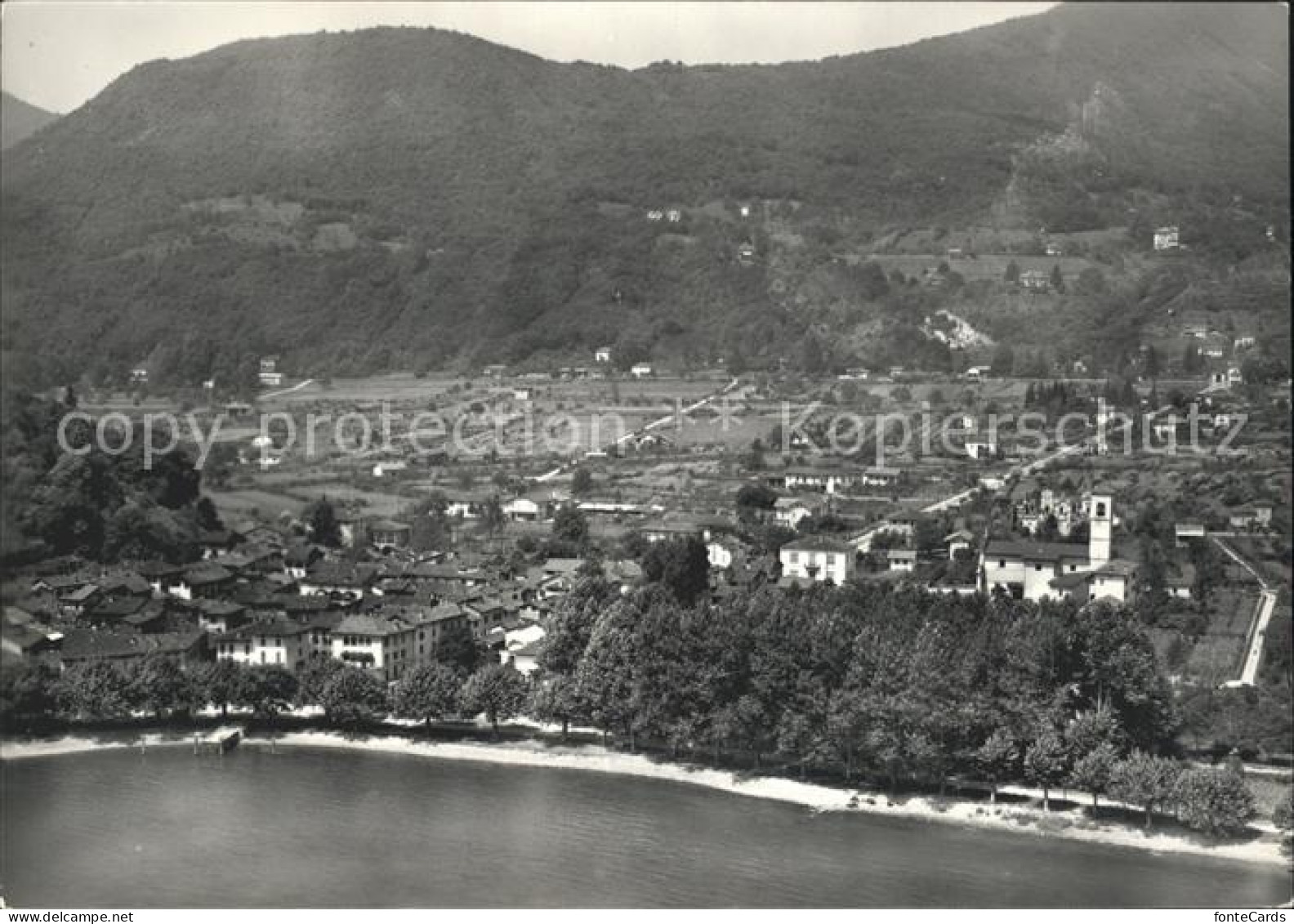 Caslano Fliegeraufnahme