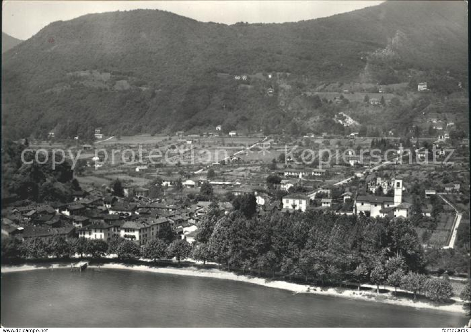 Caslano Fliegeraufnahme