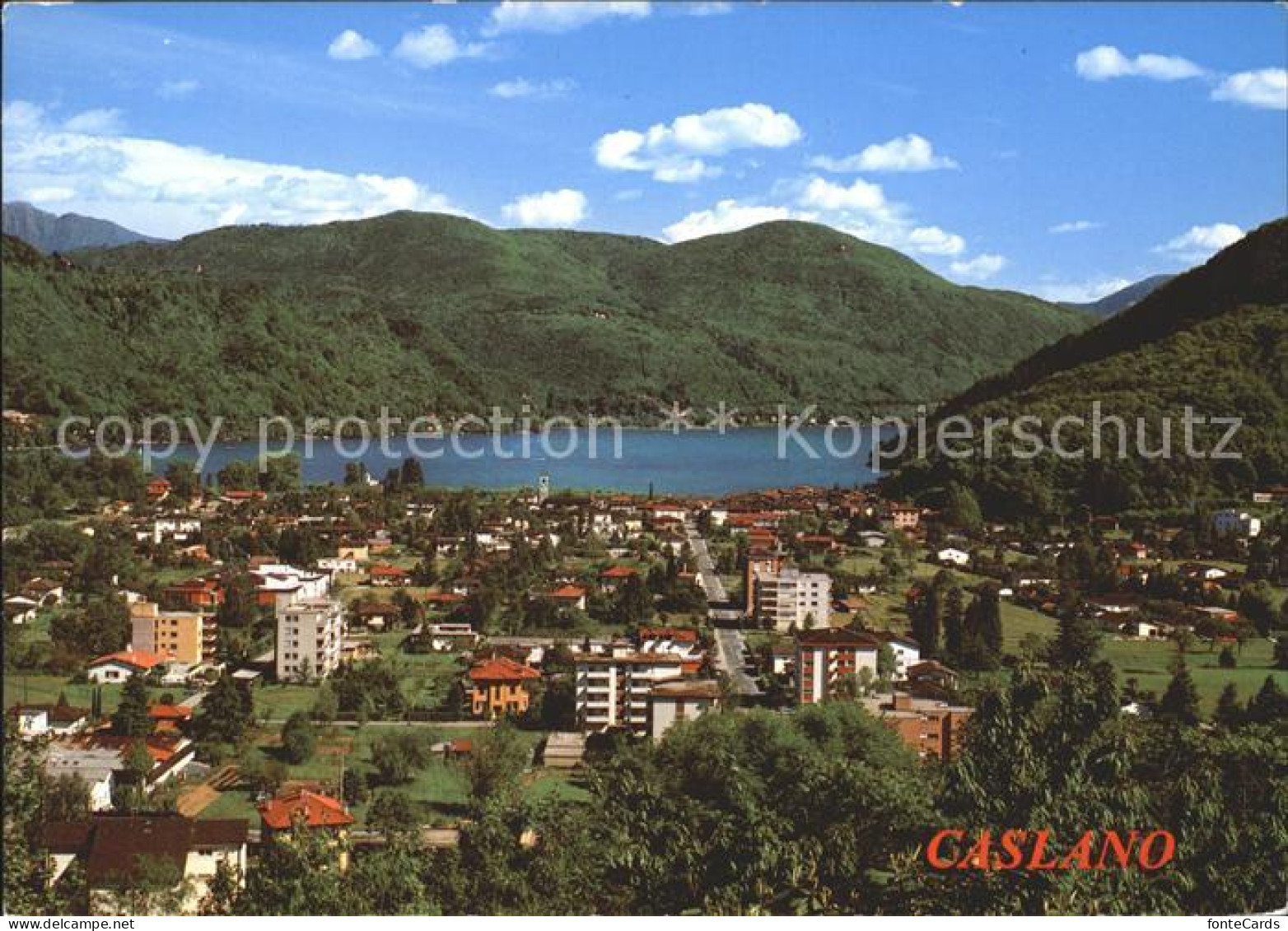 Caslano Fliegeraufnahme