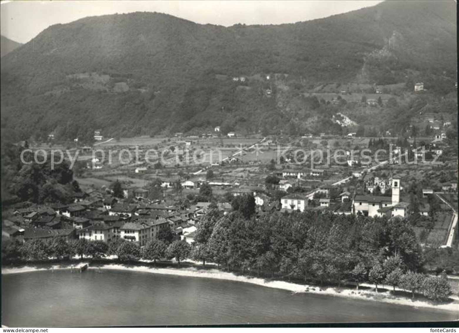 Caslano Fliegeraufnahme