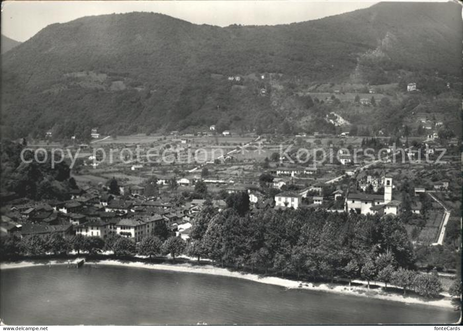 Caslano Fliegeraufnahme