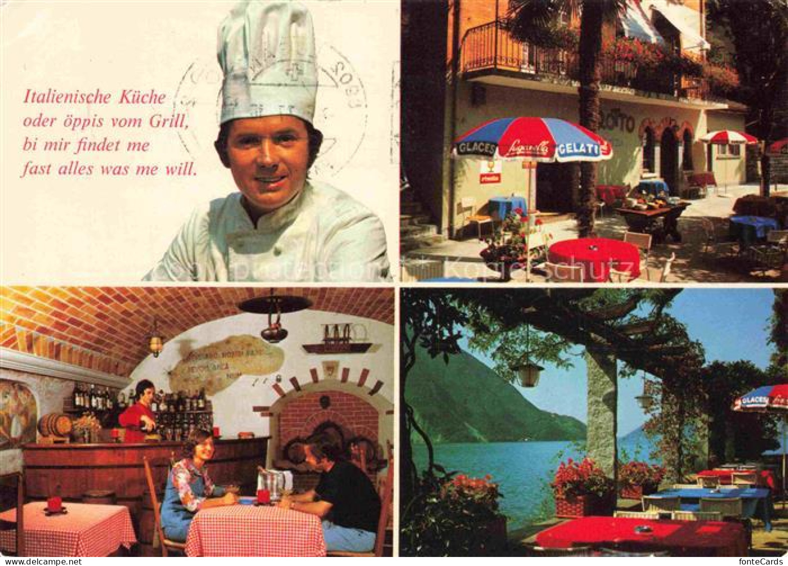 Castagnola-Cassarate Grotto-Svézia Restaurant-Terrasse Gartengrill Lugano-Gandri