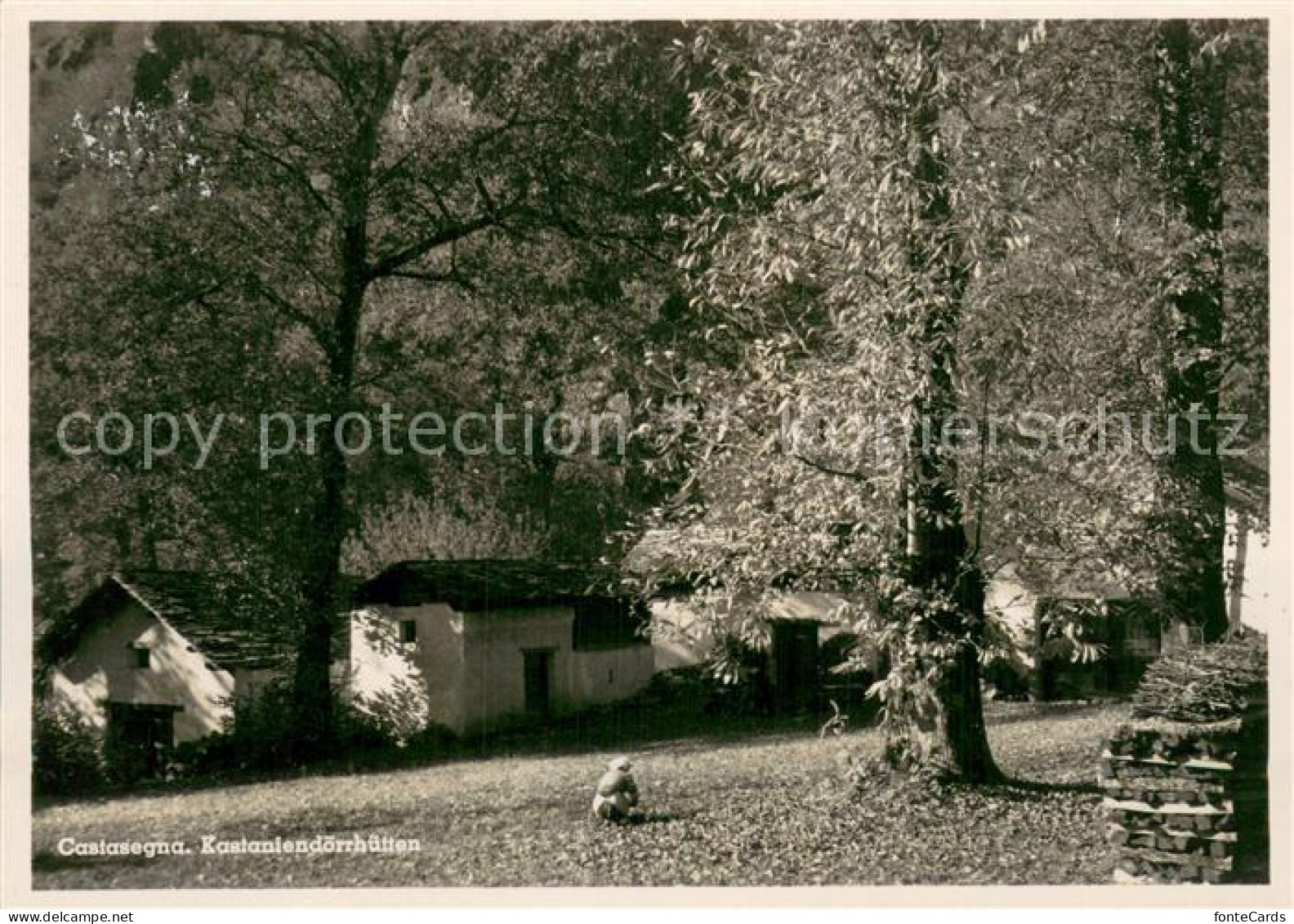 Castasegna GR Kastaniendoerrhuetten