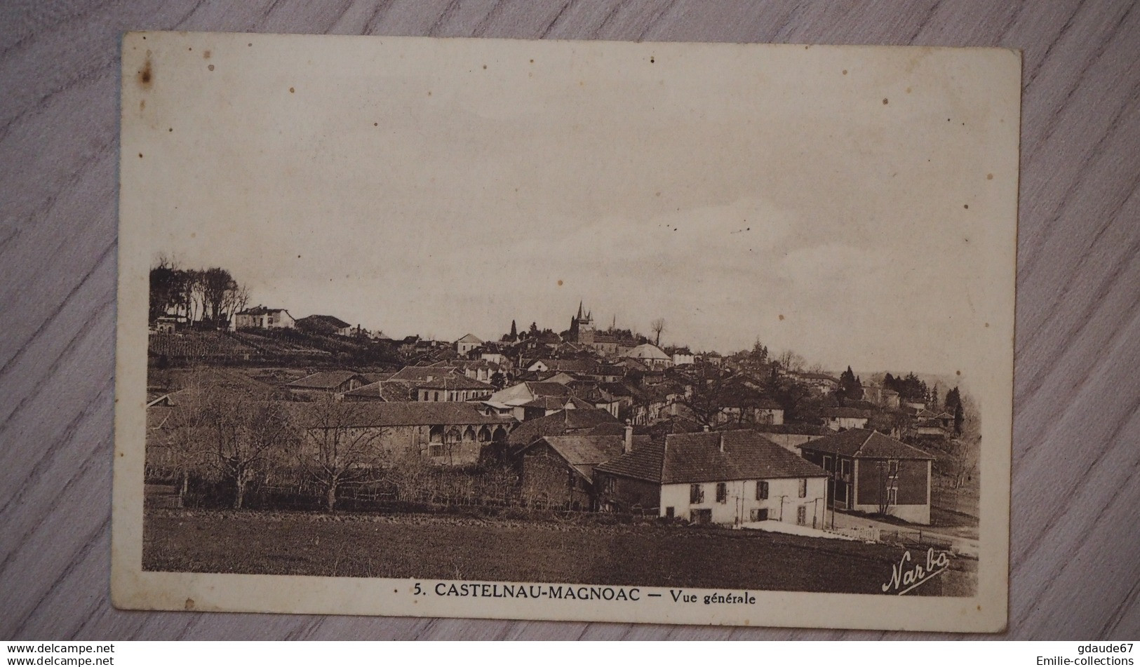 CASTELNAU-MAGNOAC (65) - VUE GENERALE