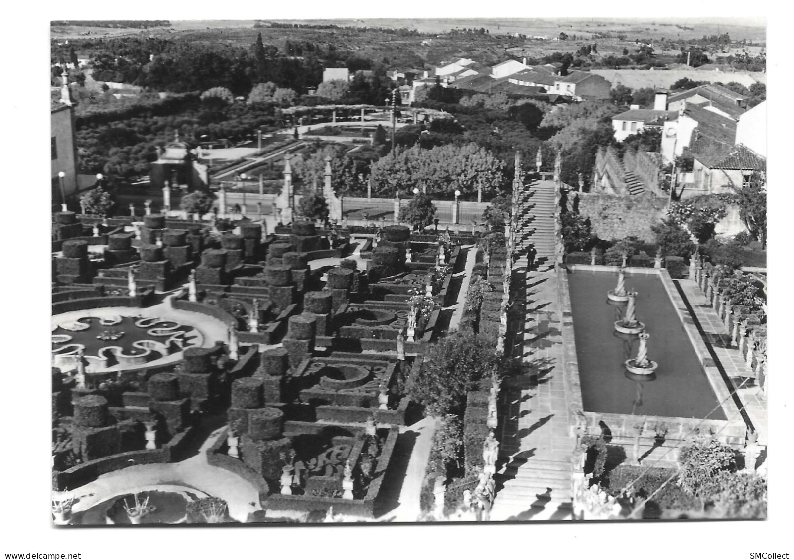 Castelo Branco, 2 cartes : Jardim do Paco / Miradouro (panoramica) (GF5459)