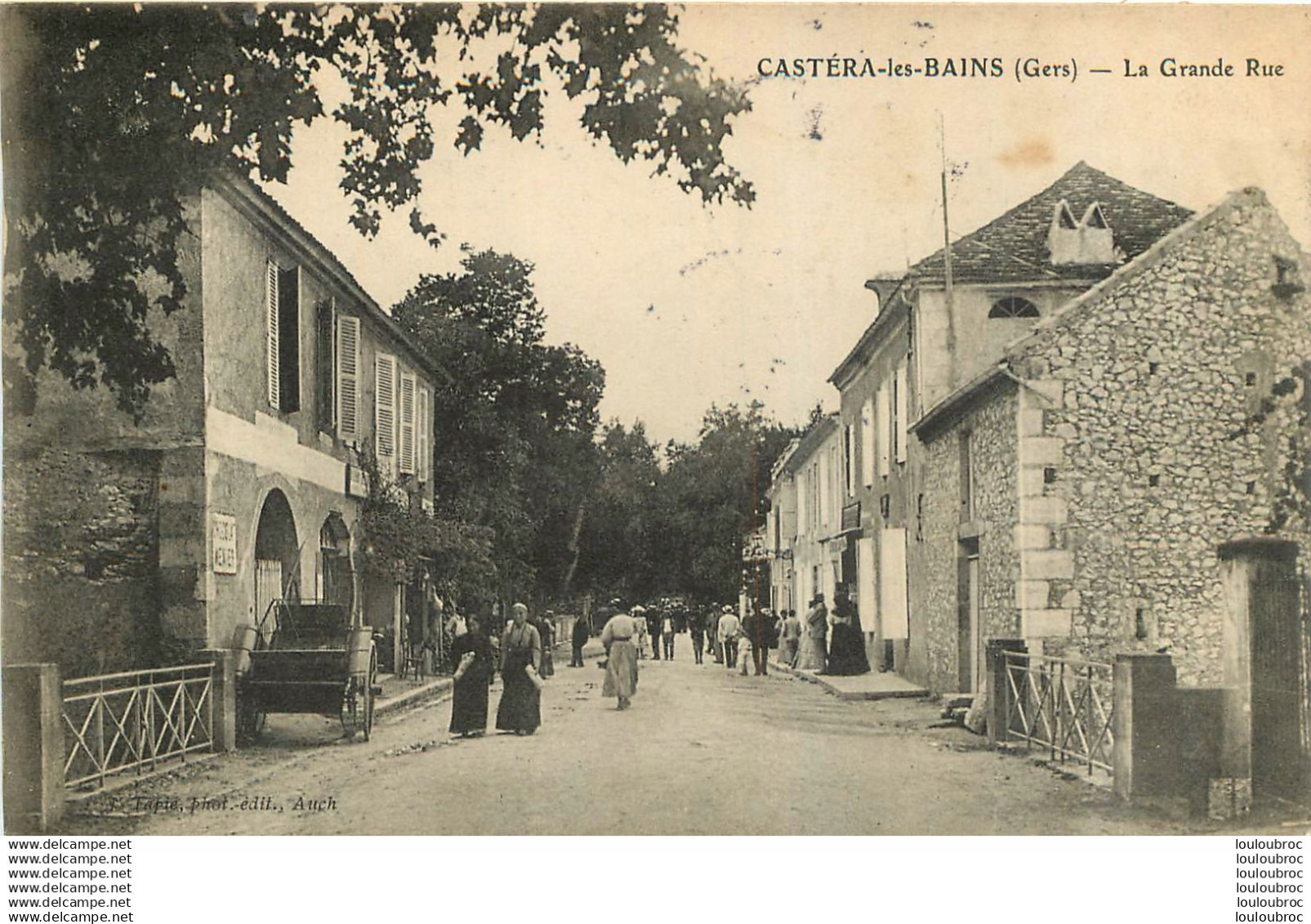CASTERA LES BAINS LA GRANDE RUE
