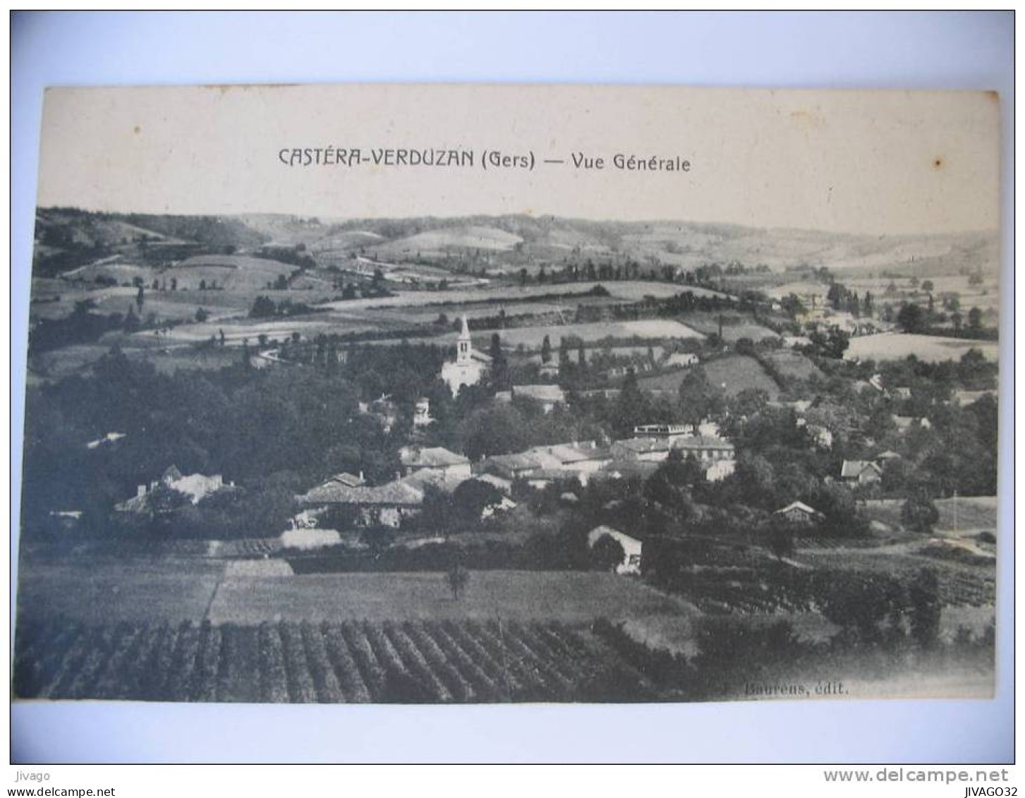 CASTERA-VERDUZAN  (Gers)  :  Vue générale