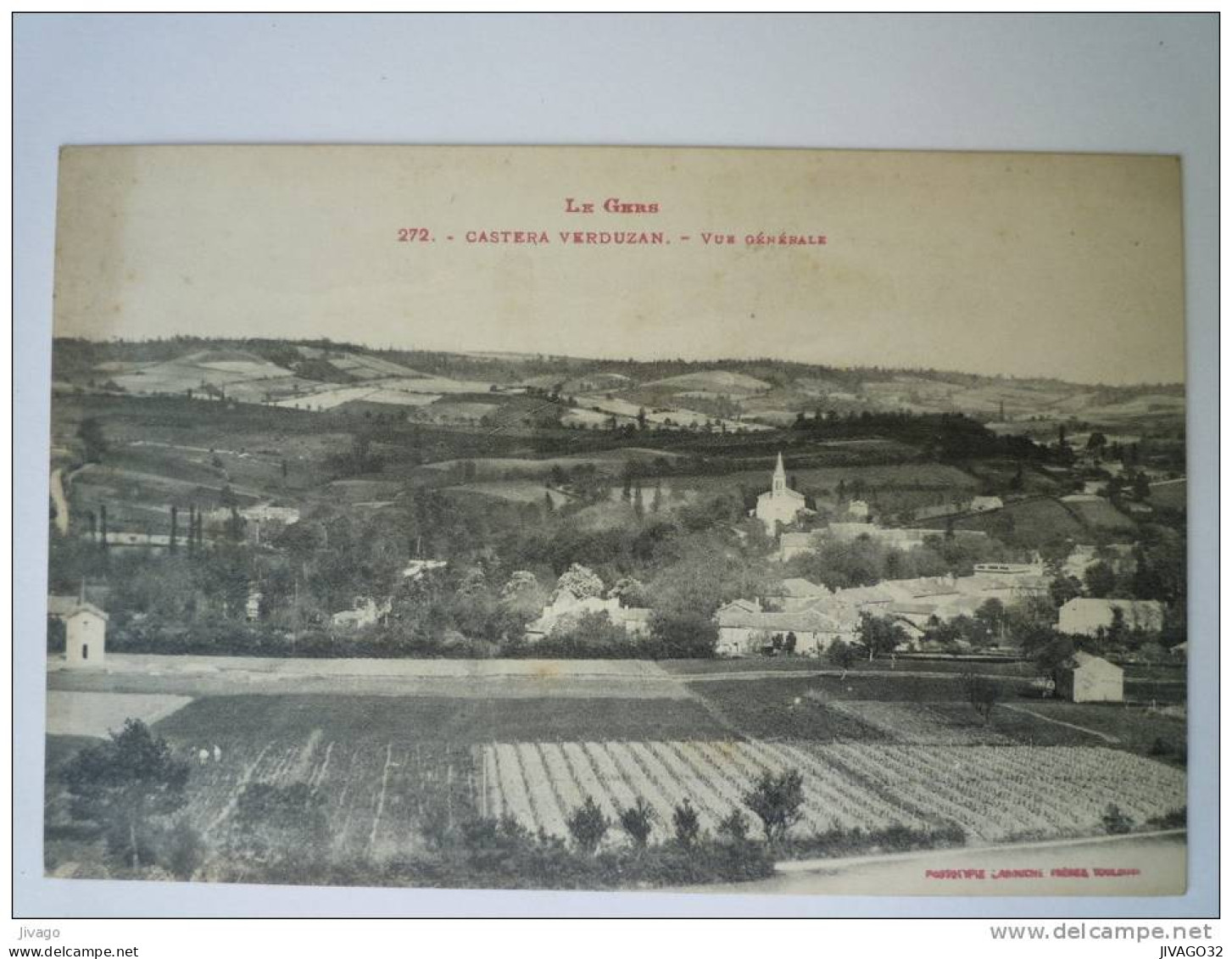 CASTERA  VERDUZAN  (Gers)  :  Vue générale