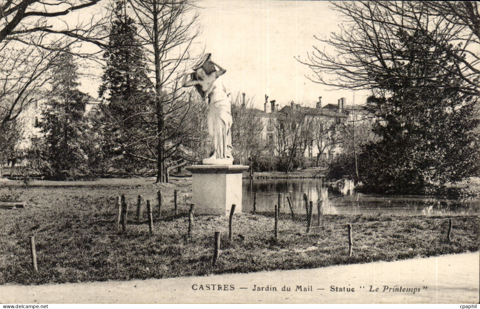 Castres - Jardin du Mail - CPA
