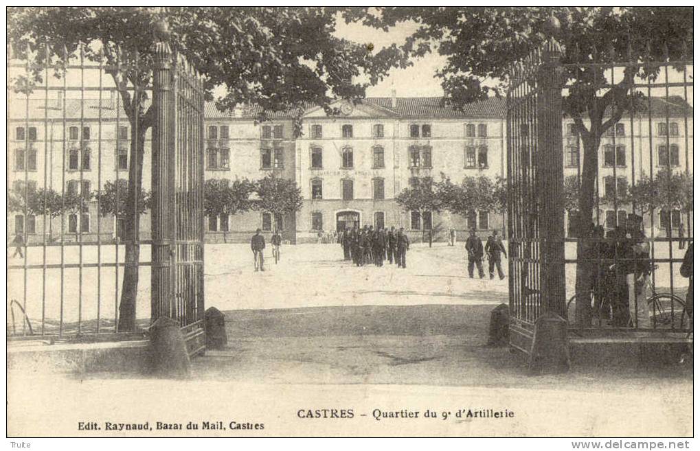CASTRES QUARTIER DU 9 EME D ARTILLERIE