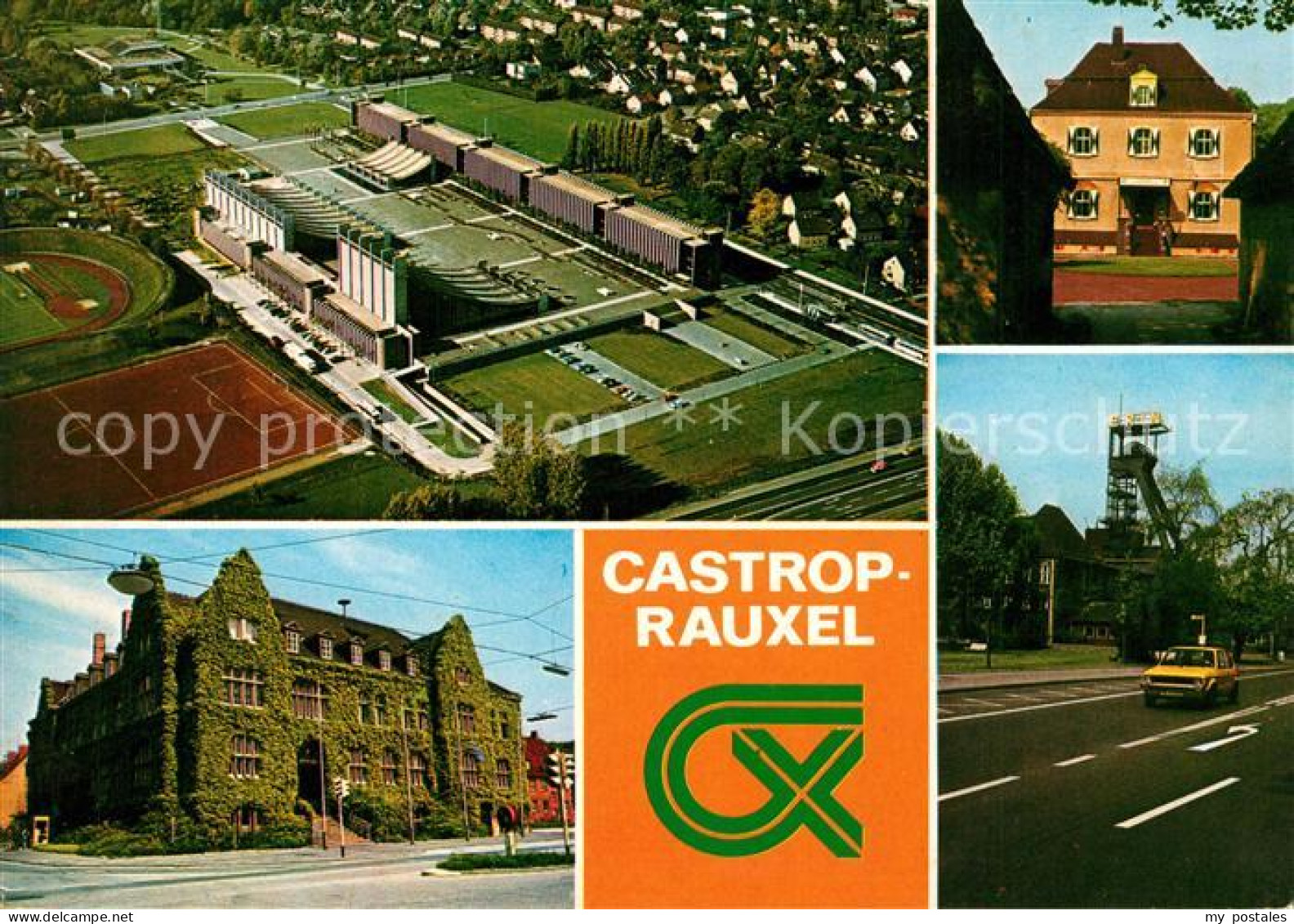 Castrop-Rauxel Fliegeraufnahme Schloss Zeche
