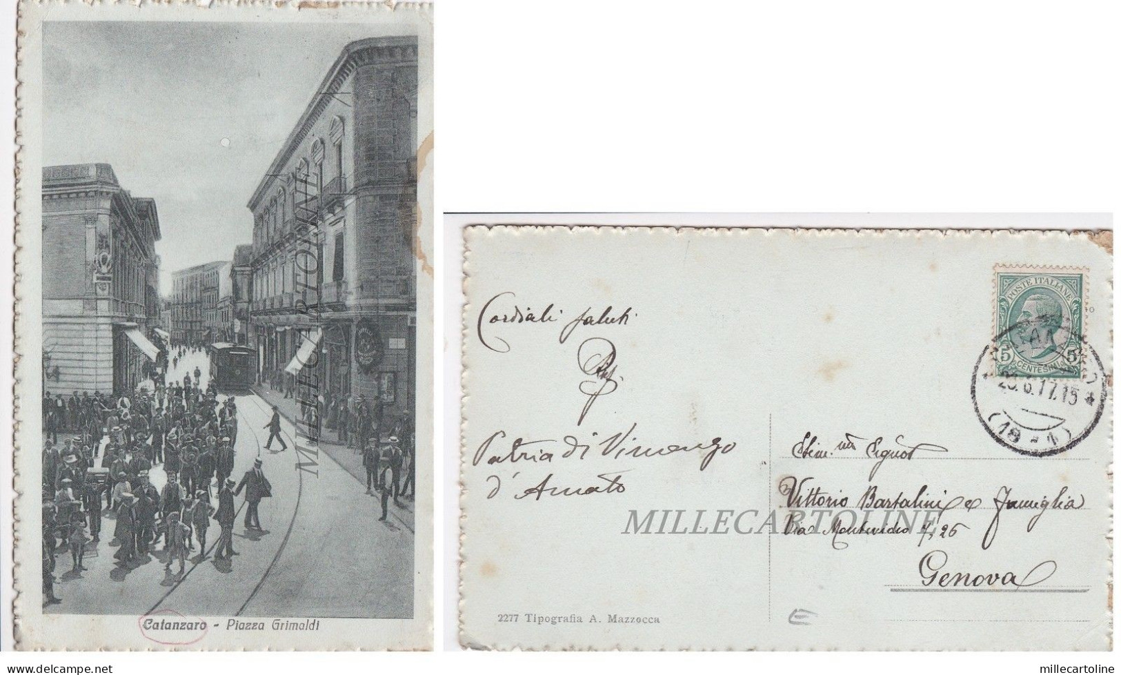 CATANZARO: Piazza Grimaldi   1917