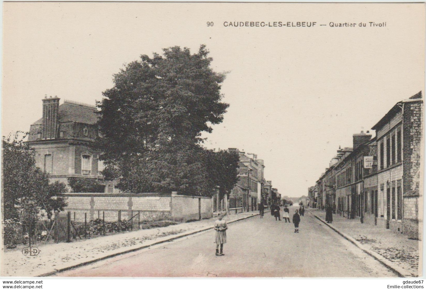 CAUDEBEC LES ELBEUF (76) - QUARTIER DU TIVOLI