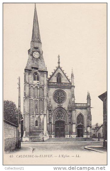 CAUDEBEC LES ELBEUF ... L EGLISE