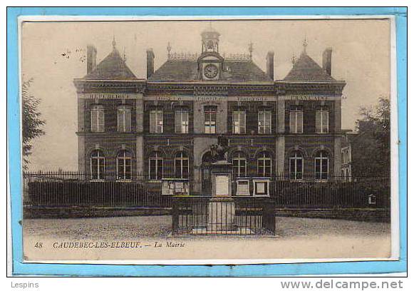 CAUDEBEC LES ELBEUF -- La Mairie