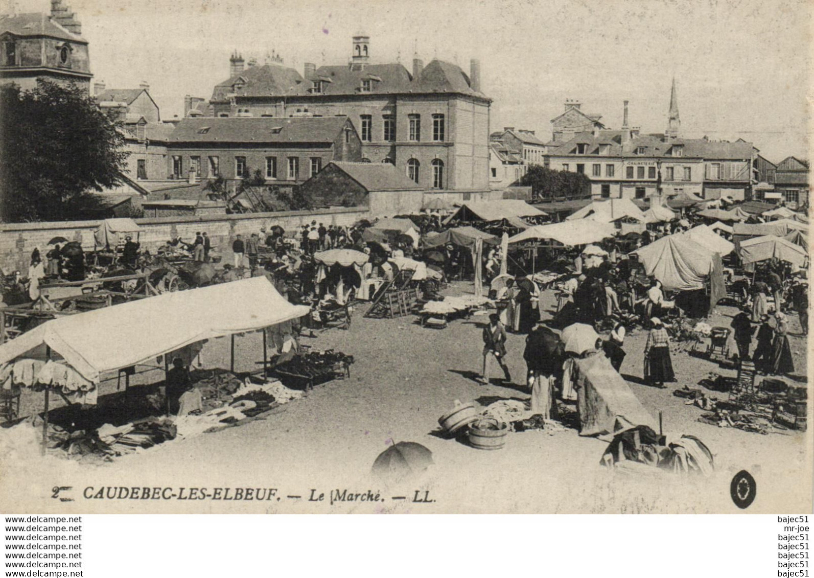 Caudebec lès Elbeuf - le marché