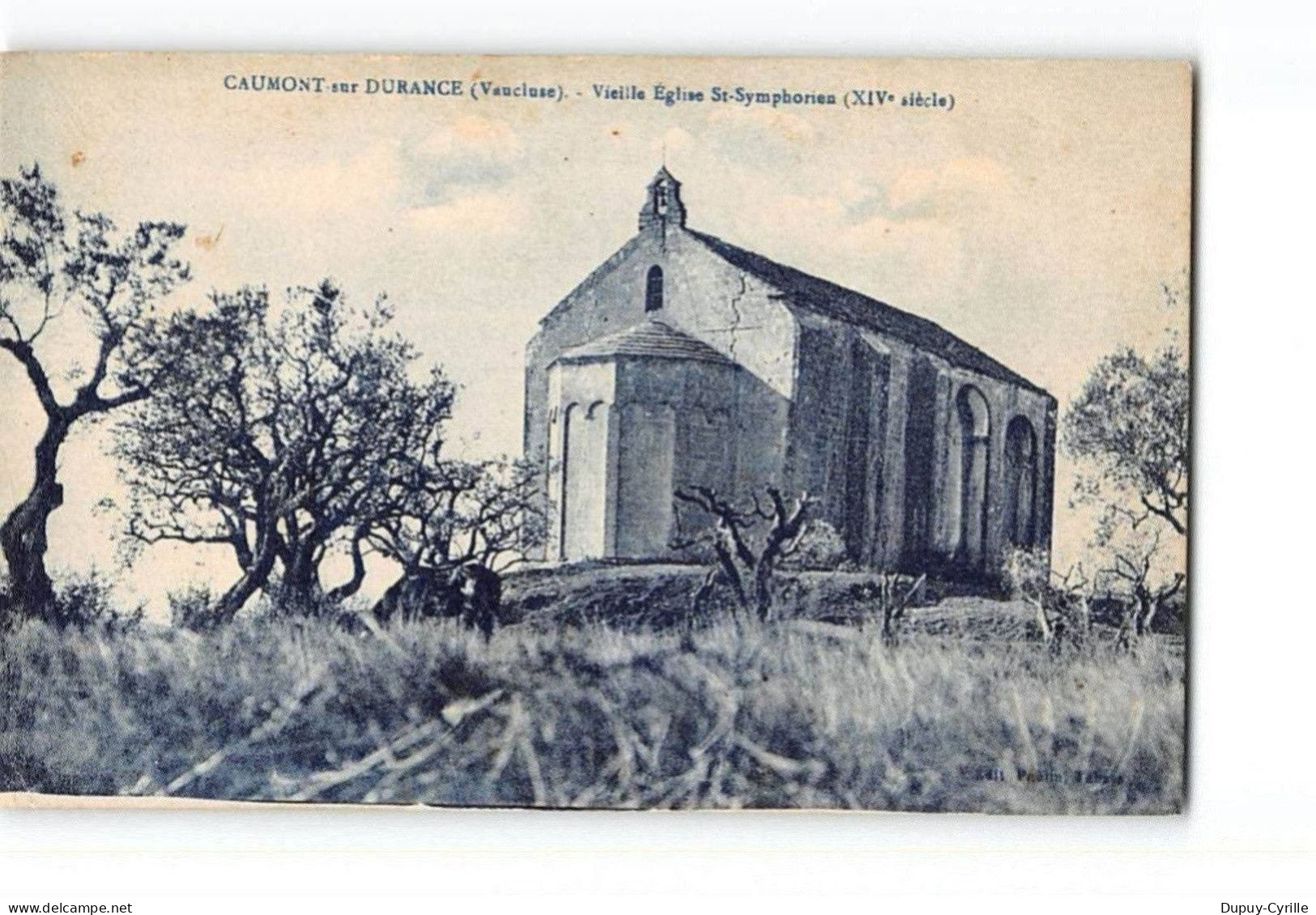 CAUMONT SUR DURANCE - Vieille Eglise Saint Symphorien - très bon état