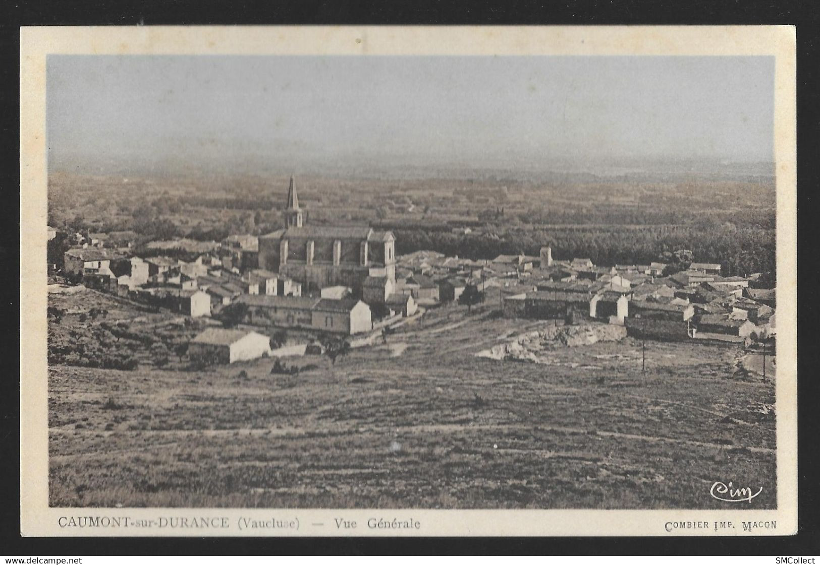 Caumont sur Durance. Vue générale (A23p41)
