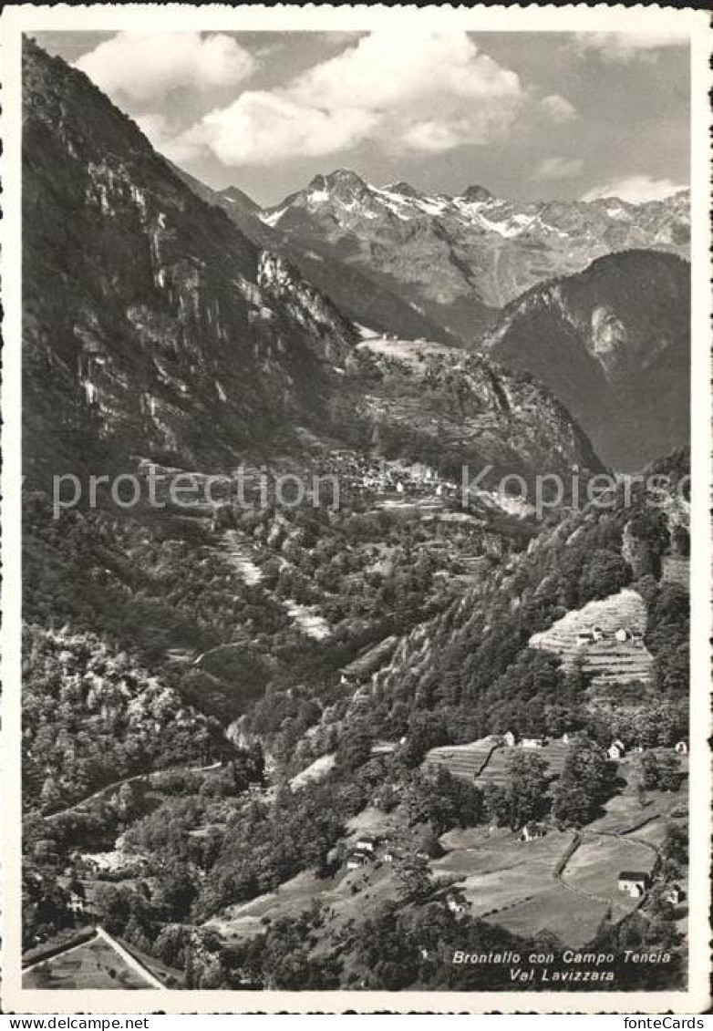 Cavergno Brontallo con Campo Tencia Val Lavizzara