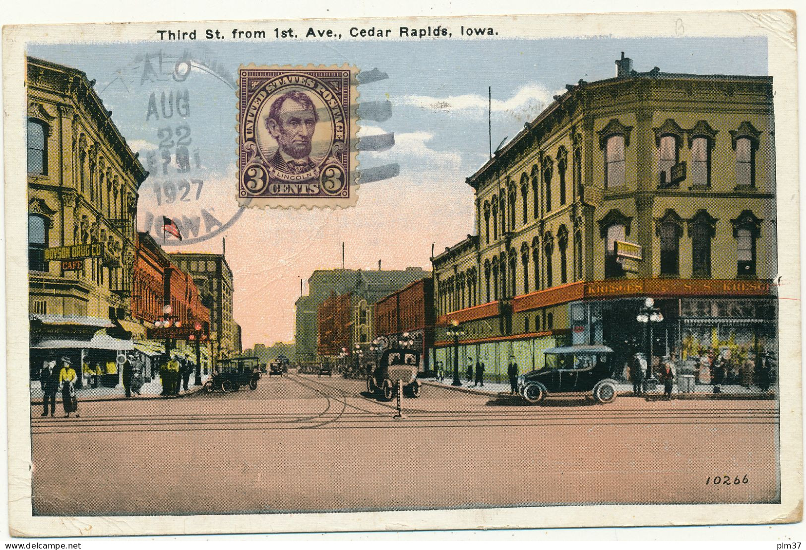 CEDAR RAPIDS, IA - Third St. from 1st Ave.