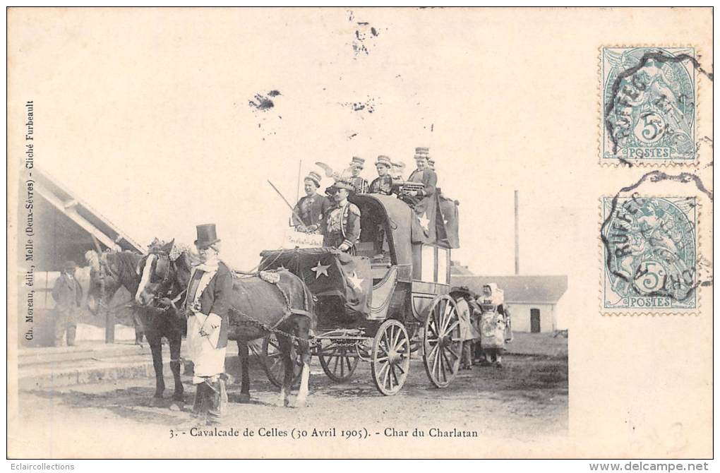 Celles-sur-Belle   79     Cavalcade   Char du Charlatan