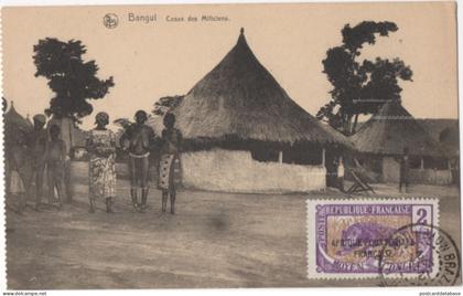 Bangui - Cases des Miliciens