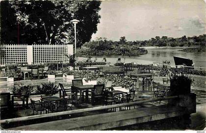 Carte Postale - République Centrafricaine - Bangui - Le Cercle - Terrasse donnant sur la plage - Correspondance - Mentio