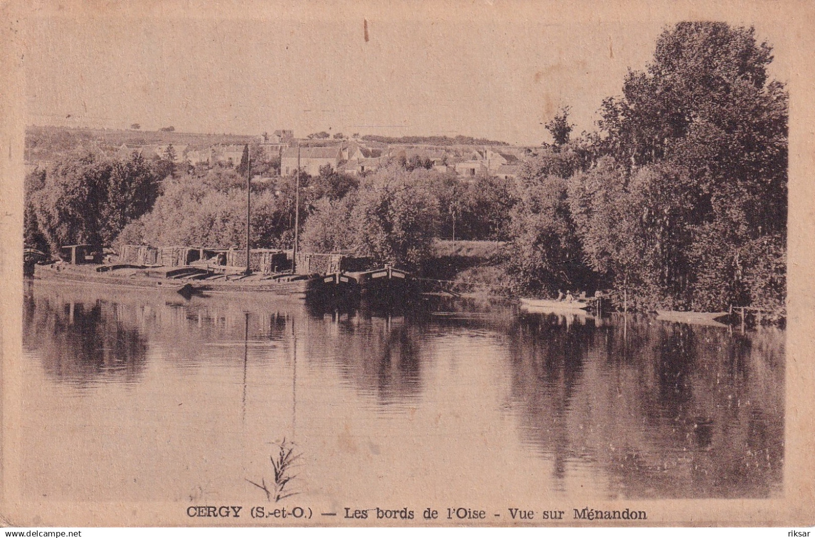 CERGY PONTOISE(BATEAU DE PENICHE)