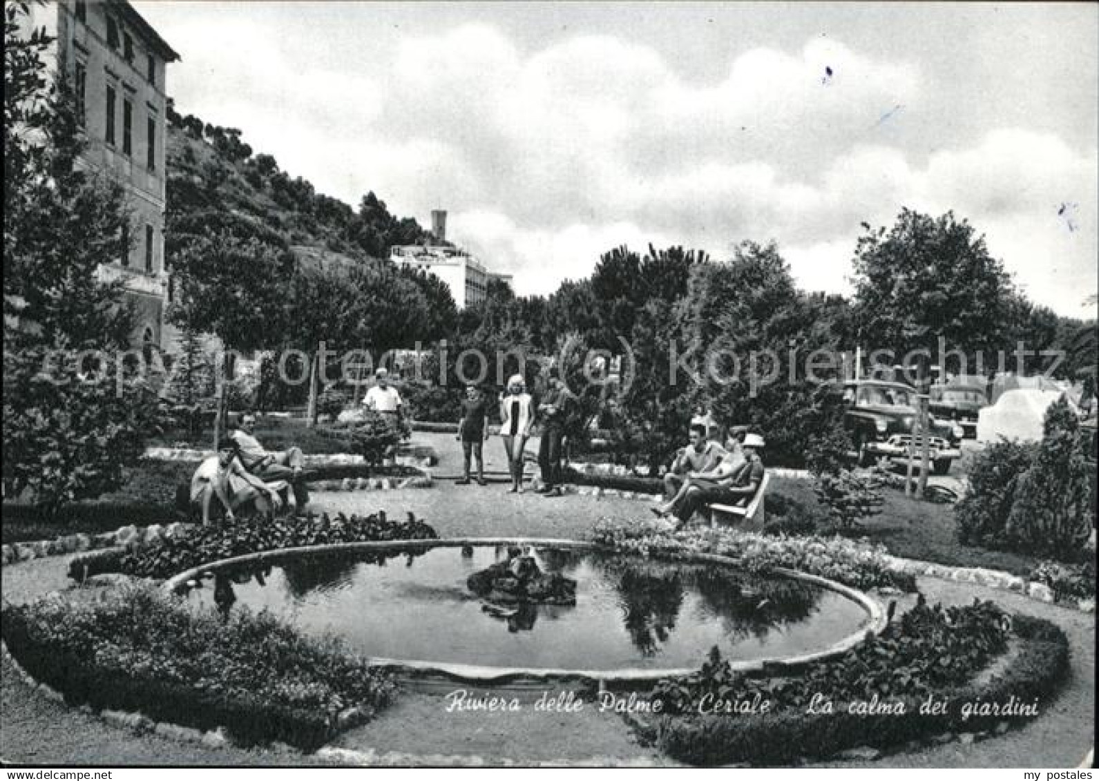 Ceriale Liguria Gartenanlage