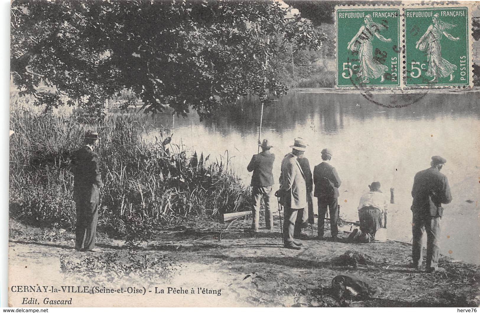 CERNAY LA VILLE - la Pêche à l'étang