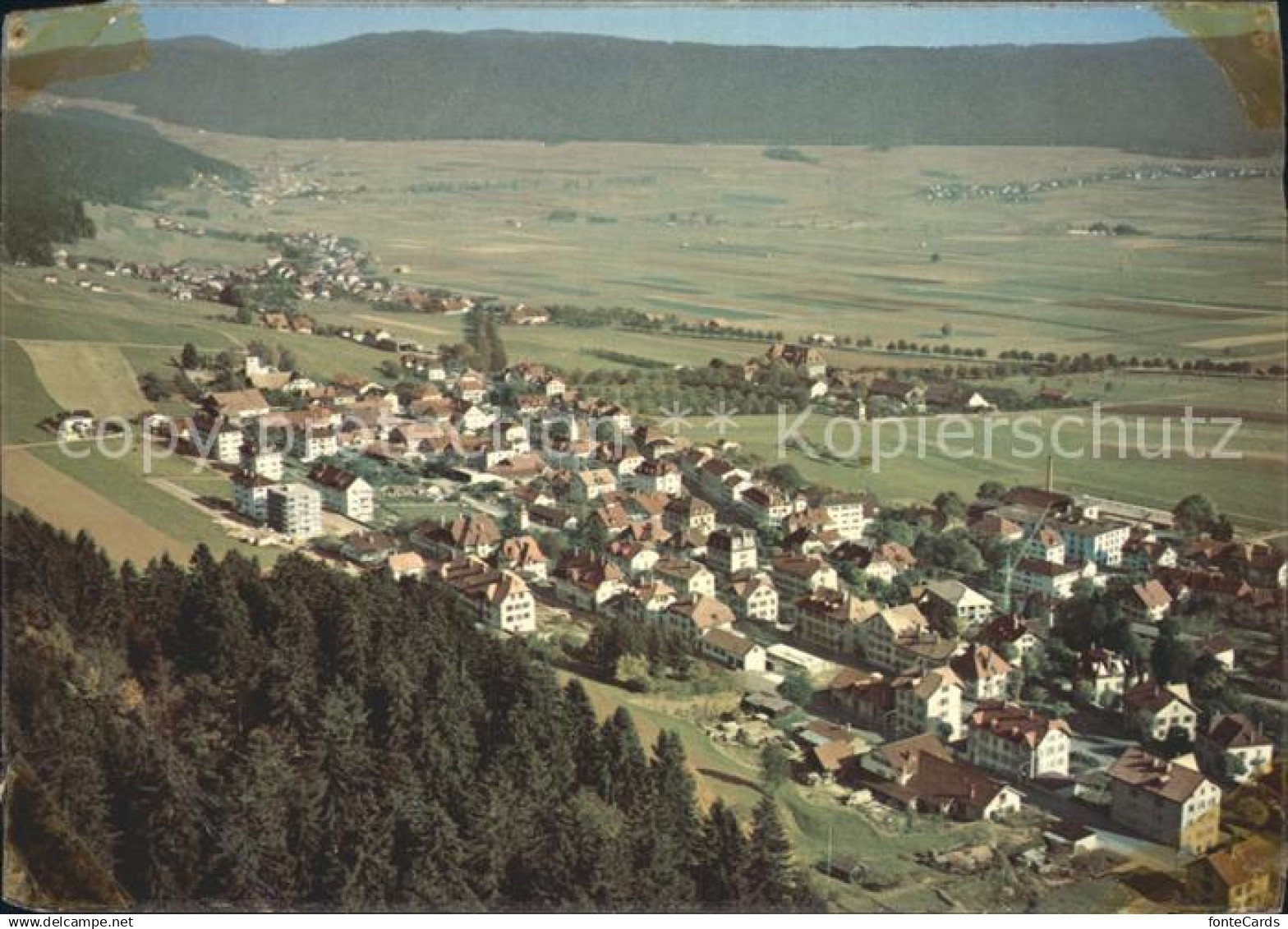 Cernier Fliegeraufnahme