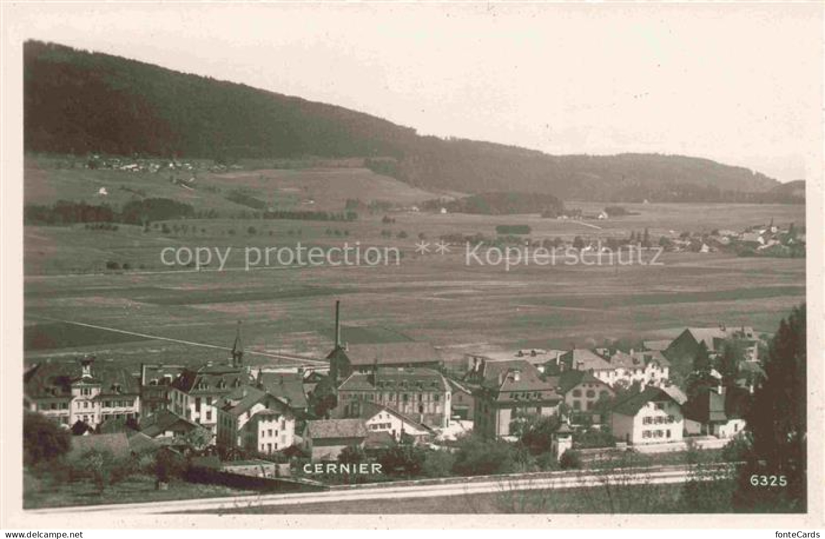 Cernier Val-de-Ruz NE Panorama