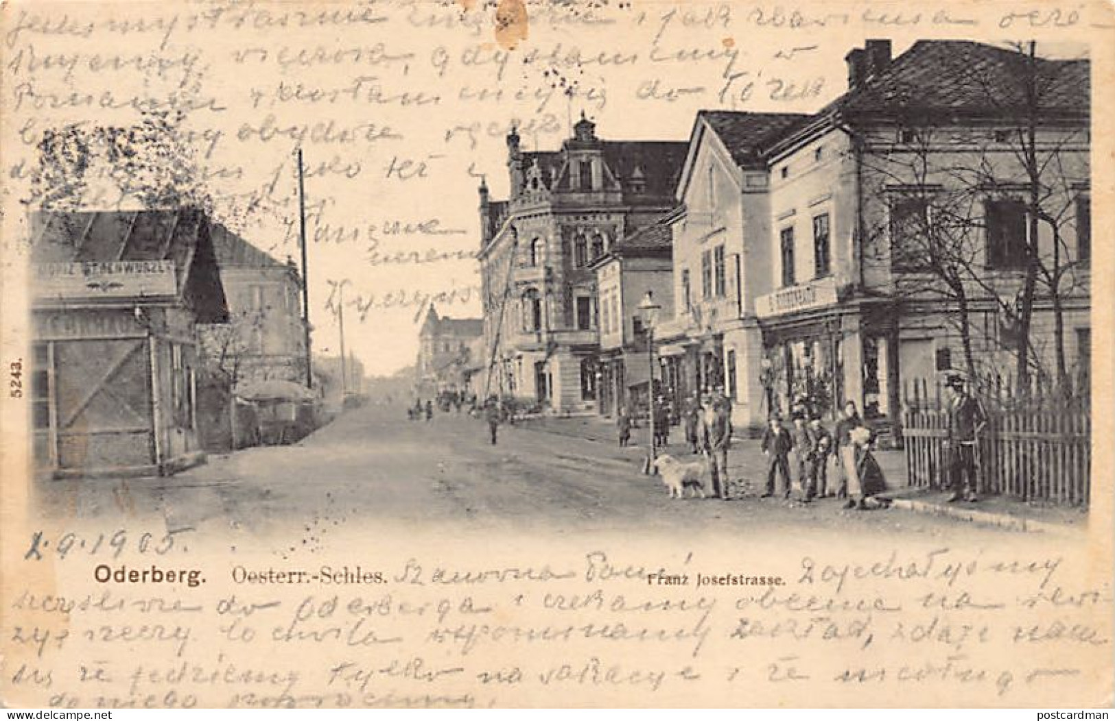 Česká rep. - BOHUMIN Oderberg - Franz Josefstrasse - Publ. unknown