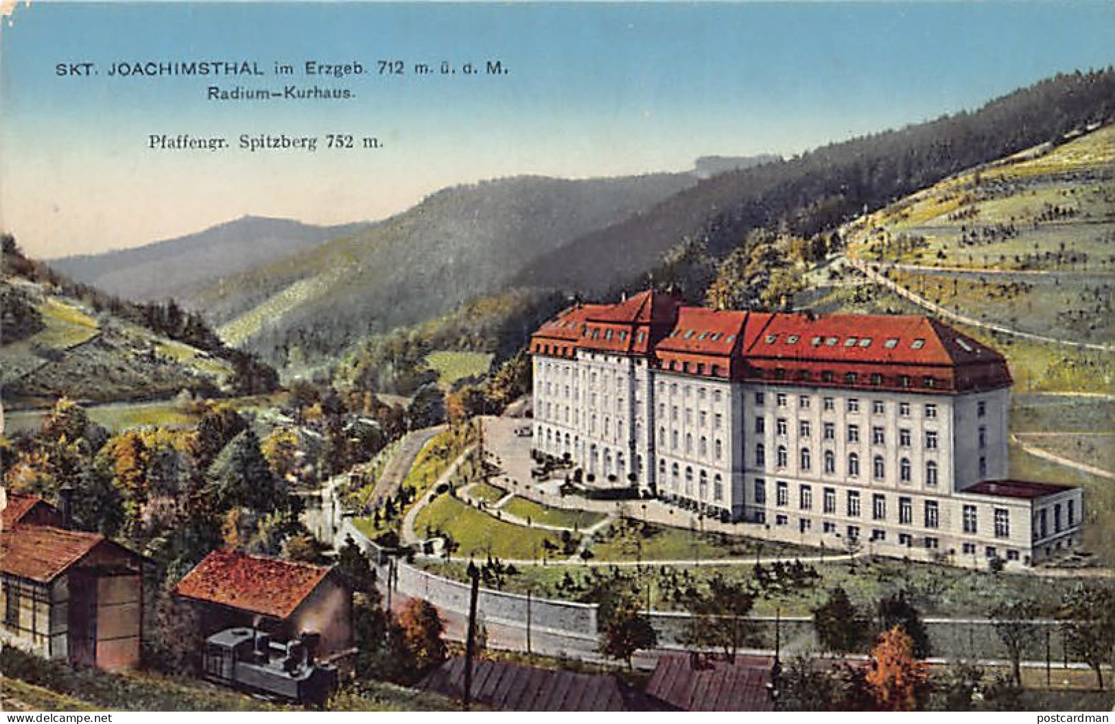 Česká rep. - JÁCHYMOV Sankt Joachimsthal - Radium-Kurhaus